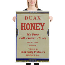 Load image into Gallery viewer, Framed Duax Honey Label Print